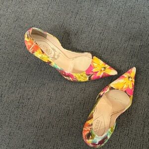 Guess Women's Vibrant Floral Heels